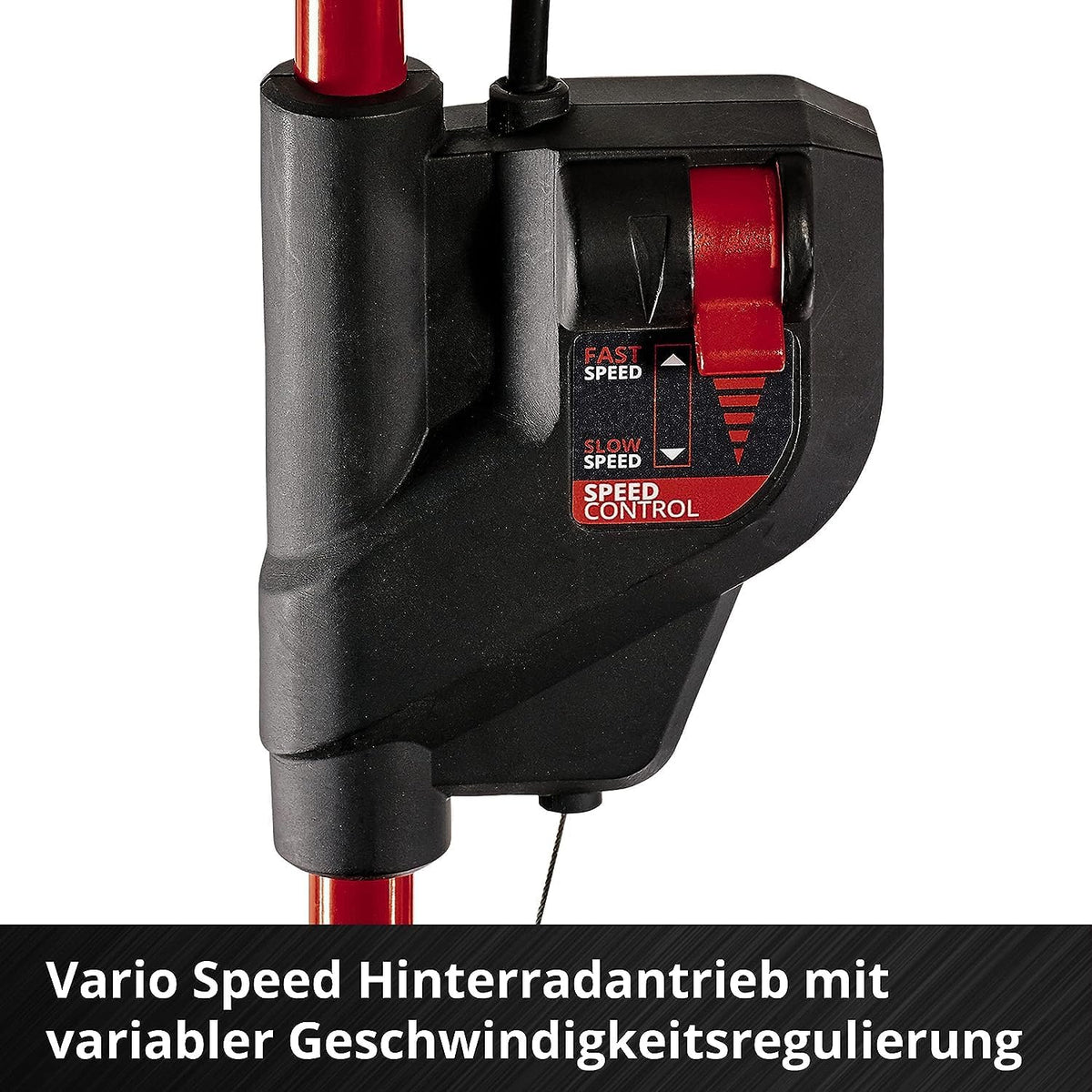 Einhell Akku-Rasenmher GE-CM 36/47 S HW Li Kit Power X-Change (36 V, 47 cm Schnittbreite, bis 700 m, Brushless, Radantrieb, 75 L Fangkorb, inkl. 4x 4,0 Ah + 2x Twincharger)