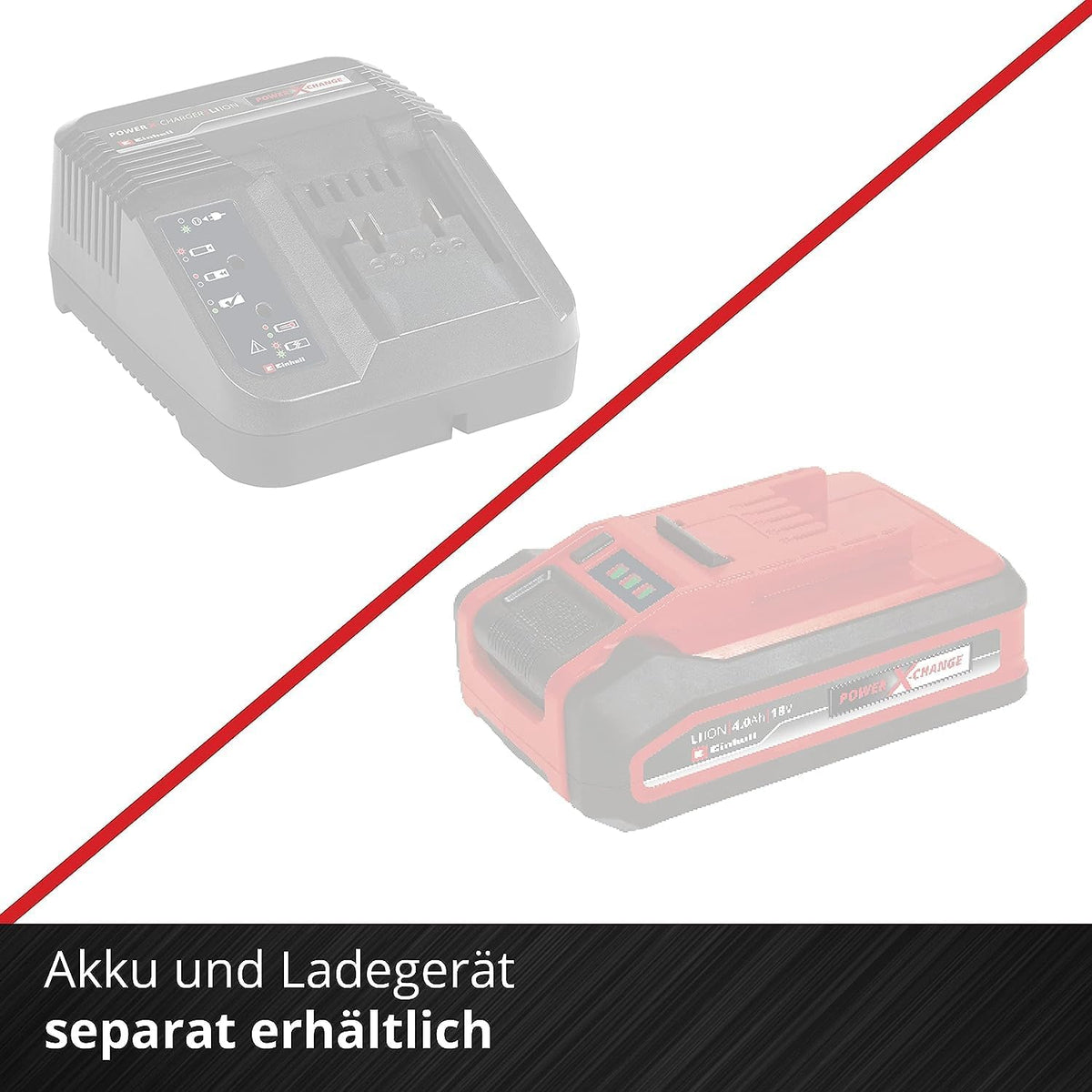 Einhell Akku-Multifunktionswerkzeug GE-LM 36/4in1 Li-Solo Power X-Change (Lithium-Ionen, 4 in 1 - Heckenschere, Kettensäge, Trimmer, Motorsense, ohne Akku und Ladegerät)