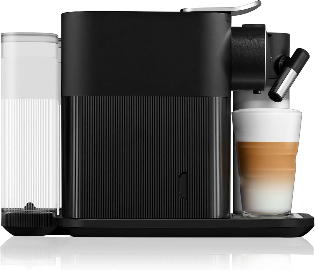 Nespresso De'Longhi EN640.W Gran Lattissima Kaffeekapselmaschine mit automatischem Milchsystem,19 Bar Druck, 1400W,Weiß