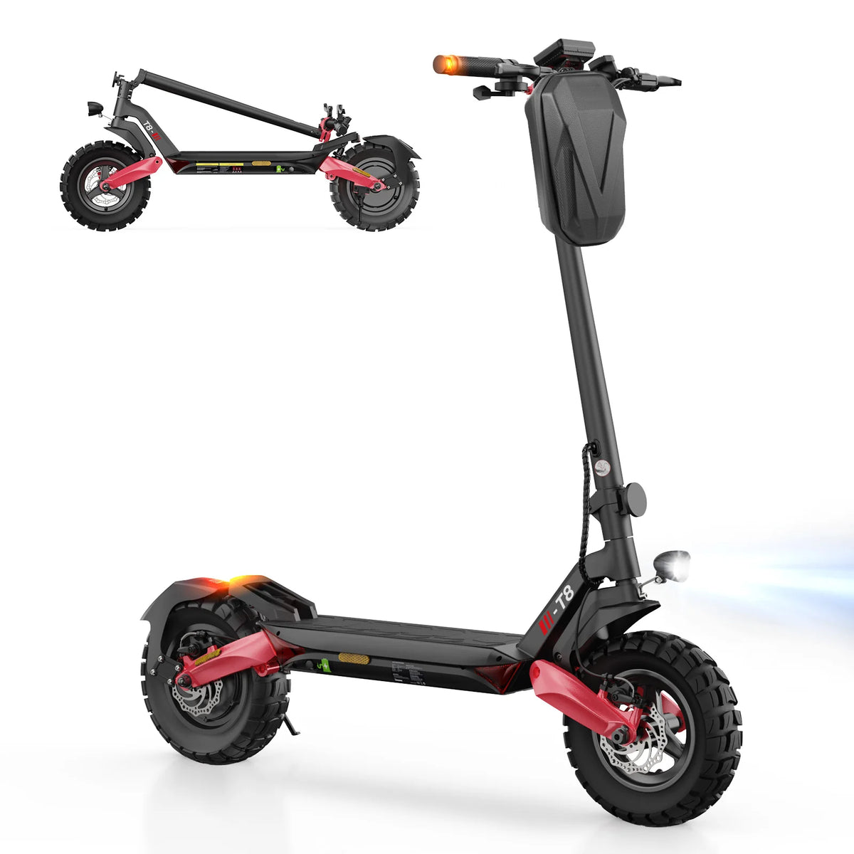 T8 Offroad-E-Scooter Mit Straßenzulassung 1200W Motor 100KM Reichweite (ABE,eKFV)
