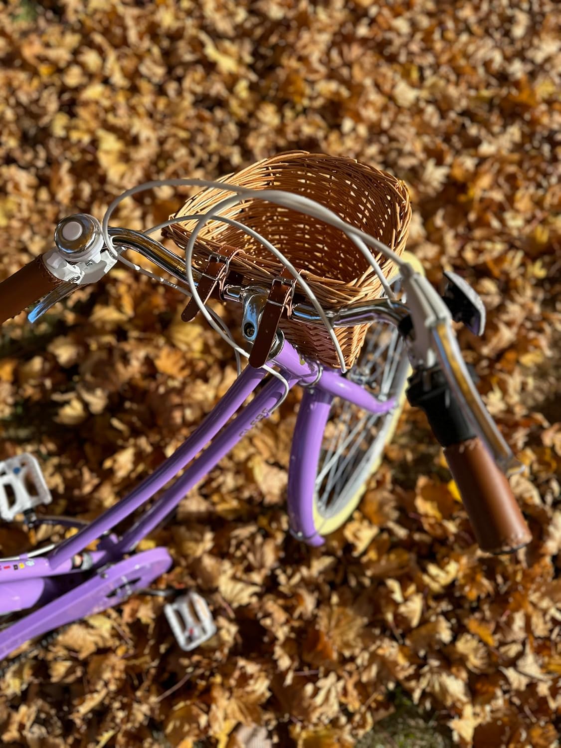 Glerc Missy 20 24 26 Zoll Mädchen City 6-Gang Hybrid Cruiser Fahrrad mit Weidenkorb für Jugend über 6-Jahre alt, mehrere Farben