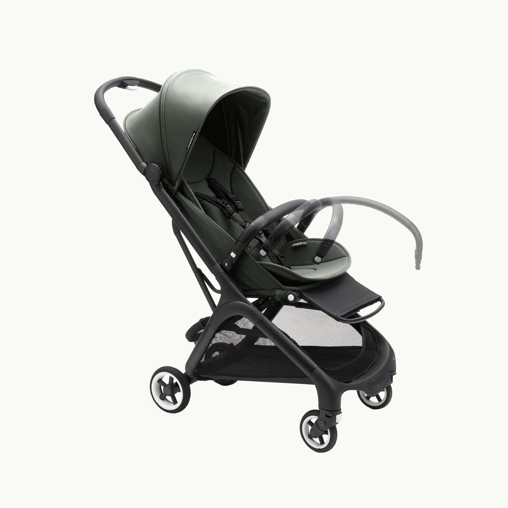 Bugaboo Butterfly ultrakompakter Reise-Kinderwagen, klein & leicht, einhändig faltbar und einfach zu lenken, ergonomischer City-Buggy für Babys ab 6 Monaten, mit viel Stauraum, Stormy Blue