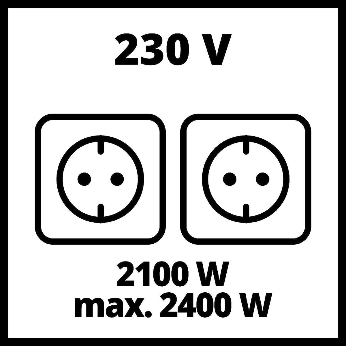 Einhell Stromerzeuger (Benzin) TC-PG 25/1/E5 (max 2400 W, 15 L Tank, 2100 W Dauerleistung, 4-Takt-Motor, 2x 230 V, Überlastschutz, Voltmeter, AVR-Funktion)