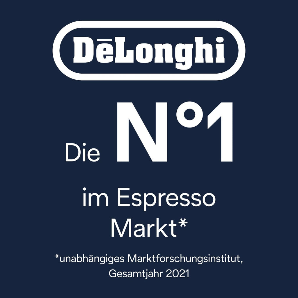 De'Longhi Dedica Style EC 685.M – Espresso Siebtrgermaschine, Espressomaschine mit professionellem Milchaufschumer, nur 15 cm breit, für Kaffeepulver oder ESE Pads, 1 l Wassertank, silber